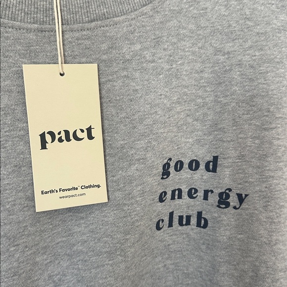 Pact organic cottonGray Sweatshirt - Picture 3 of 5